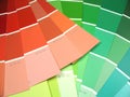 Different color swatches Royalty Free Stock Photo
