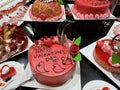 Different colored ÃÂakes for Valentines day Royalty Free Stock Photo