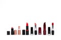 Luscious Lipsticks: A Kaleidoscope of Colors Royalty Free Stock Photo