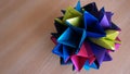 Origami piked sphere