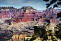 Different colors in the Grand Canyon Valley Royalty Free Stock Photo