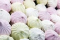 Different colors of marshmallows. Marshmallow background