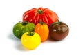 Different colors tomatos, Solanum lycopersicum Royalty Free Stock Photo