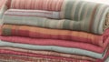 Different coloured blankets
