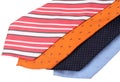 Different coloured ties Royalty Free Stock Photo