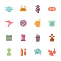 Hand made hobby vector icon set