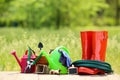 Different garden tools Royalty Free Stock Photo