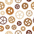 Different Gearwheels Seamless Background