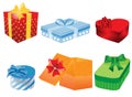 Different gift boxes