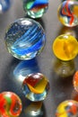 Different glass balls Royalty Free Stock Photo