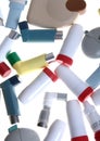 Different inhalers Royalty Free Stock Photo