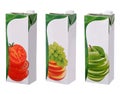 Different juices packs