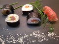 Asia seafood sushi Royalty Free Stock Photo