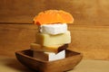 Different kinds of cheese