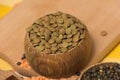 Different kinds of lentils Royalty Free Stock Photo