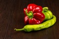 Different kinds of pepper Royalty Free Stock Photo