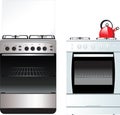 Different Kitchen Stove Royalty Free Stock Photo