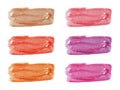 Different lip glosses Royalty Free Stock Photo