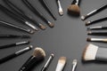Different make-up brushes