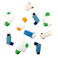 Different Metered Dose Inhaler Royalty Free Stock Photo