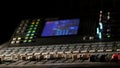 Different modes of sound console Royalty Free Stock Photo