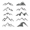 Different mountains