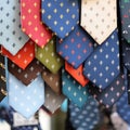 Different neckties for sale Royalty Free Stock Photo
