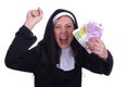 Different nun Royalty Free Stock Photo