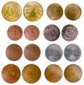 Different old germany coins Royalty Free Stock Photo