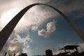 A different perspective of the gate way arch in st louis misouri