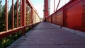 The hanging bridge, peatonal path