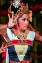 Different poses of dancer woman. Ethnic people.