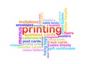 Different Printing Services and Products Royalty Free Stock Photo