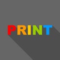Different Printing Services and Products Royalty Free Stock Photo