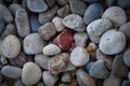 different rock in the middle of others Royalty Free Stock Photo