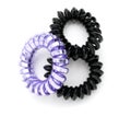 Different scrunchies on white background Royalty Free Stock Photo