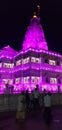 Different shades of Prem Mandir Vrindavan Uttar Pradesh India Royalty Free Stock Photo