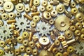 Different size cogwheels Royalty Free Stock Photo