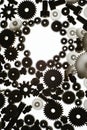 Different size cogwheels Royalty Free Stock Photo
