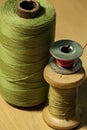 Different sizes coil of thread Royalty Free Stock Photo