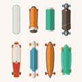 Different Skateboards Set