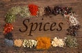 Different spices