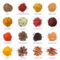 Different spices Royalty Free Stock Photo