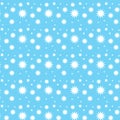 Different star shape pattern blue background