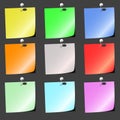 Different sticky notes