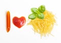 Different tipe of pasta