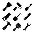 Different tools icon vector illustration set1