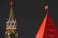 Different towers next to the Kremlin