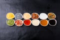 Different type of sauces Royalty Free Stock Photo