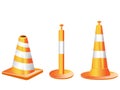 Different type of Traffic cones